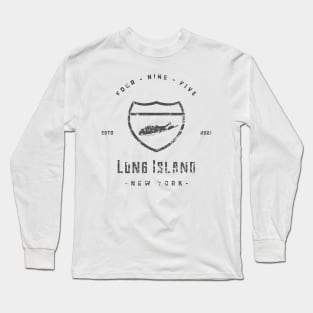 495 Collection text Logo Long Sleeve T-Shirt